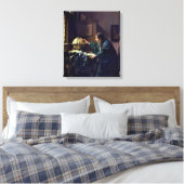 Johannes Vermeer - Der Astronom Leinwanddruck (Insitu (Schlafzimmer))