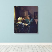 Johannes Vermeer - Der Astronom Leinwanddruck (Insitu (Holzboden))