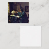 Johannes Vermeer - Der Astronom Mitteilungskarte (Vorne/Hinten)