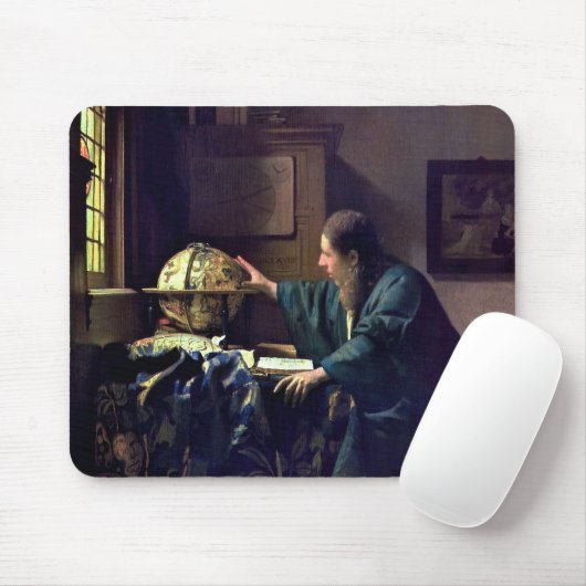 Johannes Vermeer - Der Astronom Mousepad (Mit Mouse)