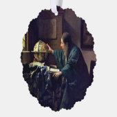 Johannes Vermeer - Der Astronom Ornament Karte (Links)