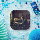 Johannes Vermeer - Der Astronom Pappteller (Party)