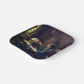 Johannes Vermeer - Der Astronom Pappteller (Gewinkelt)