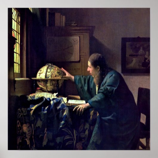 Johannes Vermeer - Der Astronom Poster (Vorne)