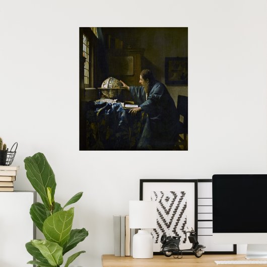 Johannes Vermeer - Der Astronom Poster (Heimbüro)