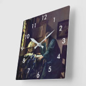Johannes Vermeer - Der Astronom Quadratische Wanduhr (Winkel)