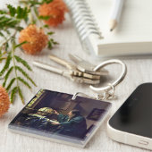 Johannes Vermeer - Der Astronom Schlüsselanhänger (Vorderseite rechts)