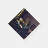 Johannes Vermeer - Der Astronom Serviette (Ecke)