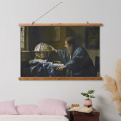 Johannes Vermeer - Der Astronom Wandteppich Mit Holzrahmen (Schlafzimmer)