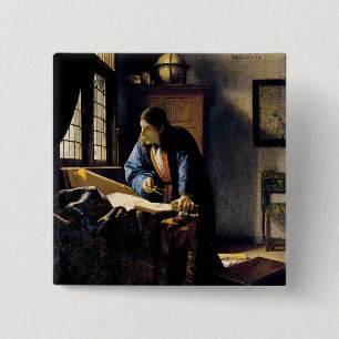 Johannes Vermeer - Der Geograf Button
