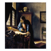 Johannes Vermeer - Der Geograf Fotodruck (Vorne)