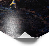 Johannes Vermeer - Der Geograf Fotodruck (Ecke)