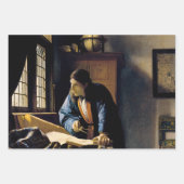 Johannes Vermeer - Der Geograf Geschenkpapier Set (Vorderseite 3)