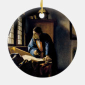 Johannes Vermeer - Der Geograf Keramik Ornament (Hinten)