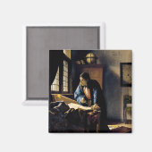 Johannes Vermeer - Der Geograf Magnet (Vorderseite/Rückseite)