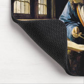 Johannes Vermeer - Der Geograf Mousepad (Ecke)