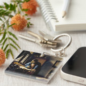 Johannes Vermeer - Der Geograf Schlüsselanhänger (Vorderseite rechts)