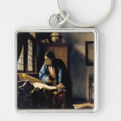 Johannes Vermeer - Der Geograf Schlüsselanhänger (Vorne)