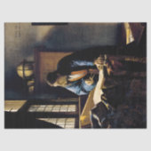 Johannes Vermeer - Der Geograf Seidenpapier (Vorderseite)