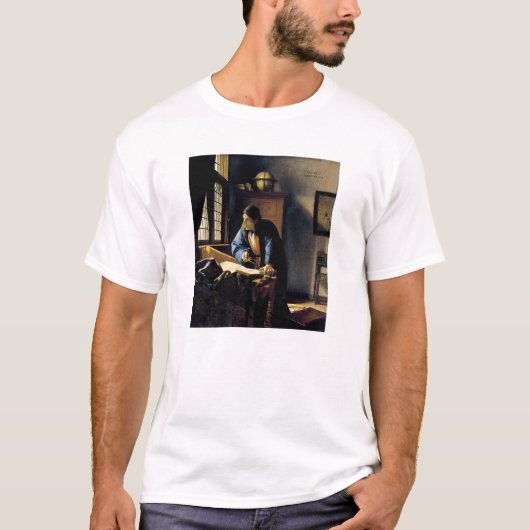 Johannes Vermeer - Der Geograf T-Shirt (Vorderseite)