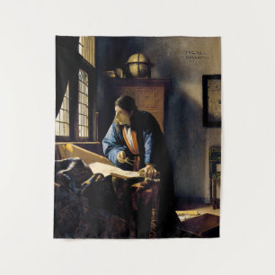 Johannes Vermeer - Der Geograf Wandteppich
