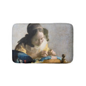 Johannes Vermeer - Der Lacemaker Badematte (Vorderseite)