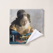 Johannes Vermeer - Der Lacemaker Badhandtuch Set (Waschlappen)