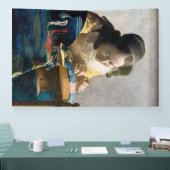 Johannes Vermeer - Der Lacemaker Banner (Messe)