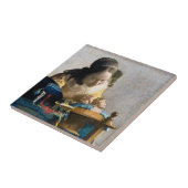 Johannes Vermeer - Der Lacemaker Fliese (Seite)