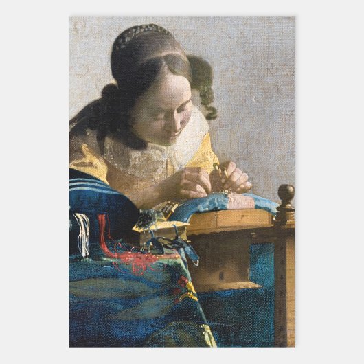 Johannes Vermeer - Der Lacemaker Geschenkpapier Set