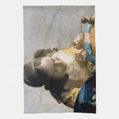 Johannes Vermeer - Der Lacemaker Geschirrtuch (Vertikal)