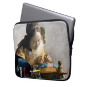 Johannes Vermeer - Der Lacemaker Laptopschutzhülle (Vorderseite Links)