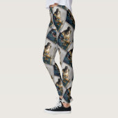 Johannes Vermeer - Der Lacemaker Leggings (Links)