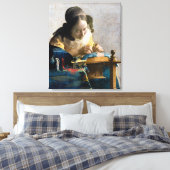 Johannes Vermeer - Der Lacemaker Leinwanddruck (Insitu (Schlafzimmer))