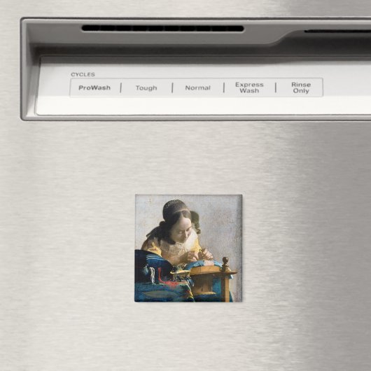 Johannes Vermeer - Der Lacemaker Magnet (In Situ (Geschirrspüler))