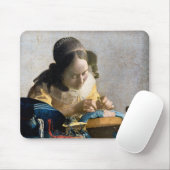Johannes Vermeer - Der Lacemaker Mousepad (Mit Mouse)
