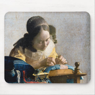 Johannes Vermeer - Der Lacemaker Mousepad