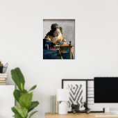 Johannes Vermeer - Der Lacemaker Poster (Heimbüro)