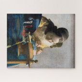 Johannes Vermeer - Der Lacemaker Puzzle (Horizontal)