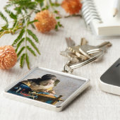 Johannes Vermeer - Der Lacemaker Schlüsselanhänger (Seite)