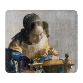 Johannes Vermeer - Der Lacemaker Schneidebrett (Vorderseite)