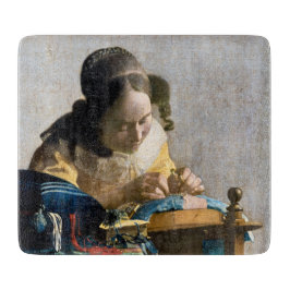 Johannes Vermeer - Der Lacemaker Schneidebrett
