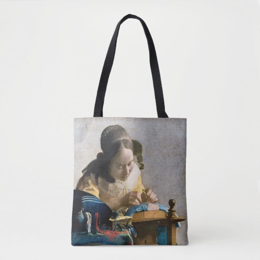 Johannes Vermeer - Der Lacemaker Tasche (Vorderseite)