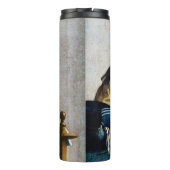 Johannes Vermeer - Der Lacemaker Thermosbecher (Rückseite)