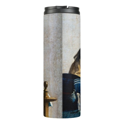 Johannes Vermeer - Der Lacemaker Thermosbecher (Rückseite)