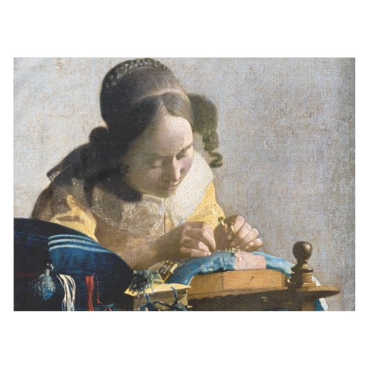 Johannes Vermeer - Der Lacemaker Tischdecke (Vorderseite (Horizontal))