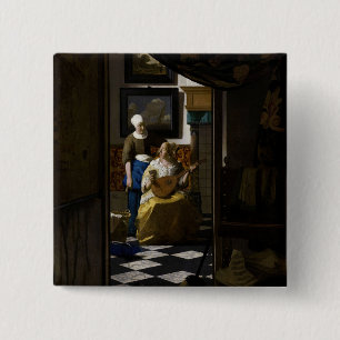 Johannes Vermeer - Der Liebesbrief Button