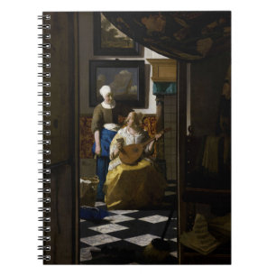 Johannes Vermeer - Der Liebesbrief Notizblock