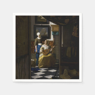 Johannes Vermeer - Der Liebesbrief Serviette