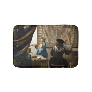 Johannes Vermeer - Die Allegorie des Malens Badematte